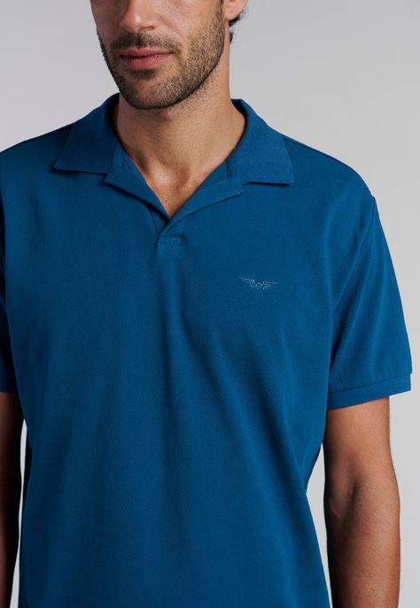 Polera V Neck Polo Delaware River-2