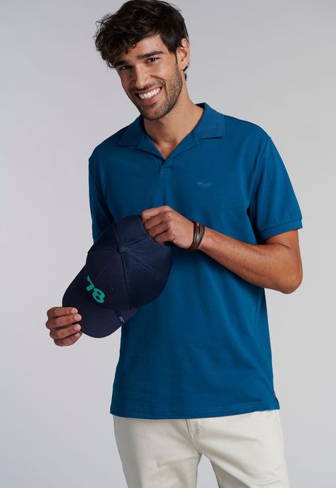 Polera V Neck Polo Delaware River-4