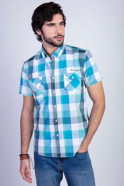Camisa Checkered Nevada Fj Green-0