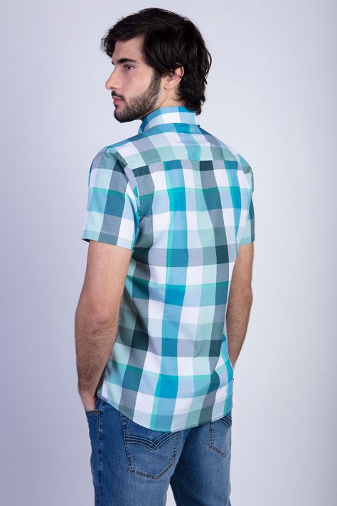 Camisa Checkered Nevada Fj Green-1