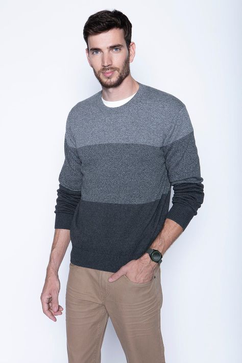 Sweater Chicago F Dk. Grey-0