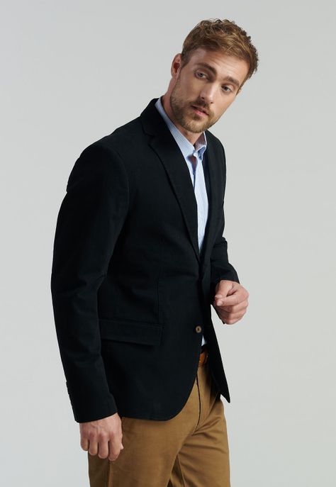 Blazer Stanford F Smart Casual Black-0