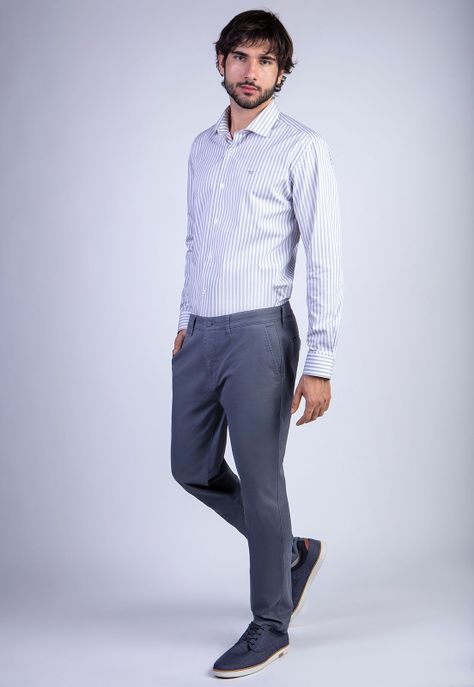 Pantalón Twill Metal Slim L/31-2