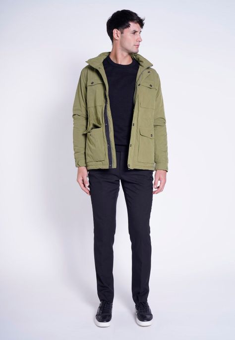 CHAQUETA BOLSIC KHAKI-3