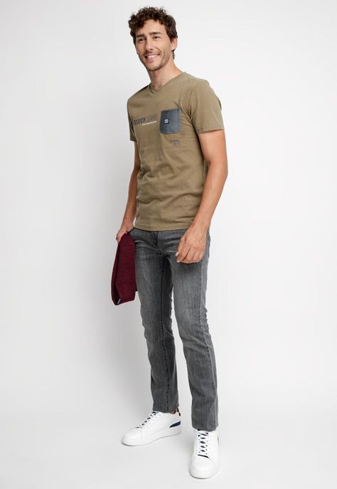 Polera Wyoming Khaki-3