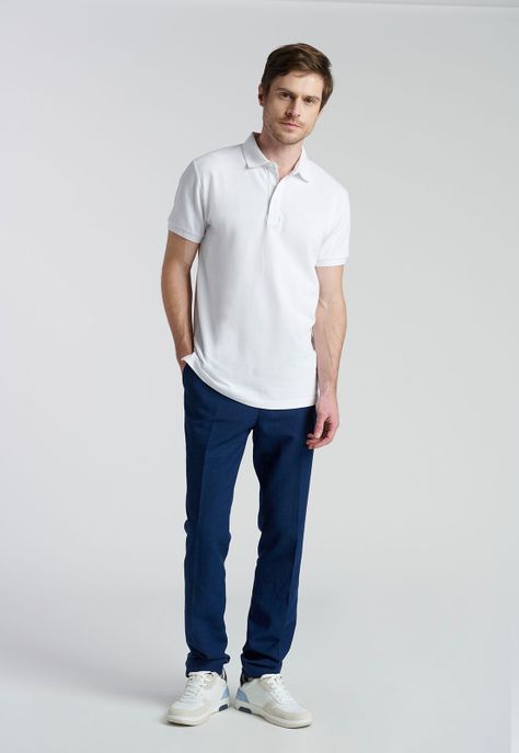 Polo Comillas White-1