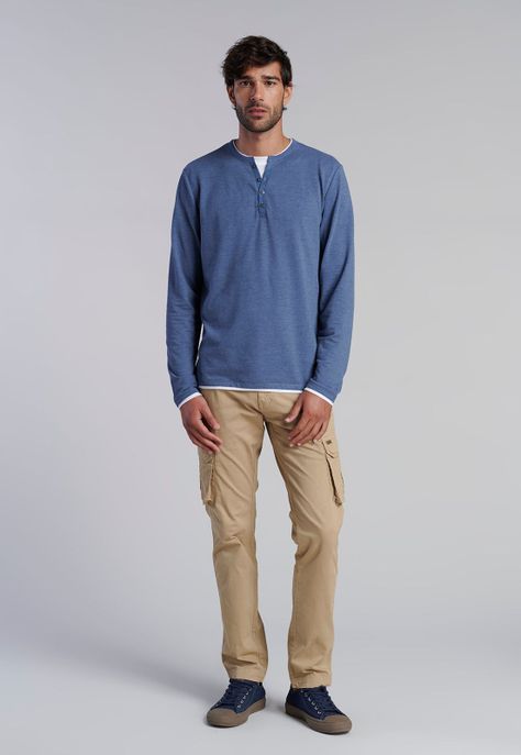 Polera Ml Dobel Indiana Navy-1