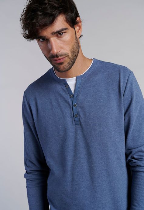 Polera Ml Dobel Indiana Navy-4