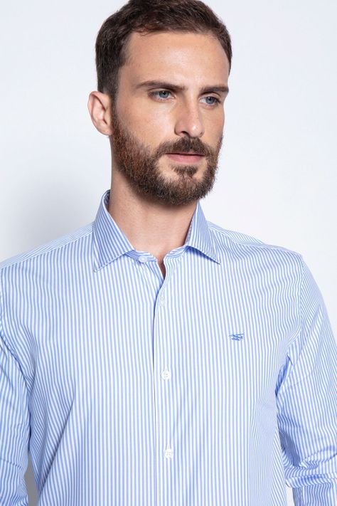 Camisa Striped Silver Sm Sky-2