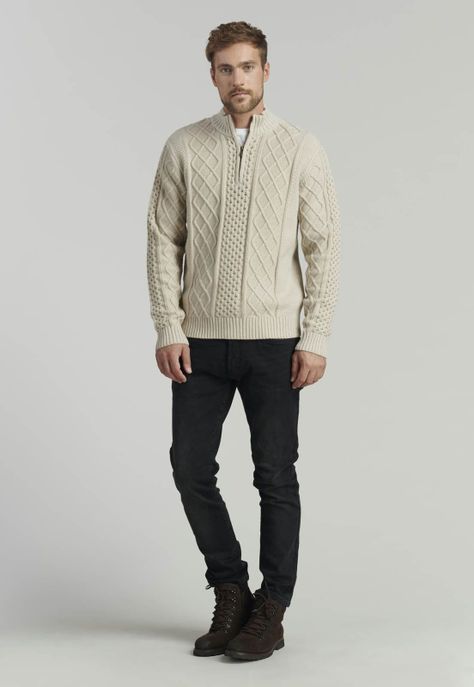 Sweater Cambridge Fr Dk Oyster-0
