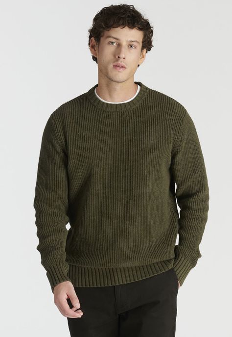 Sweater Laguna Heritage Green Melang-0
