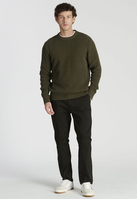 Sweater Laguna Heritage Green Melang-1