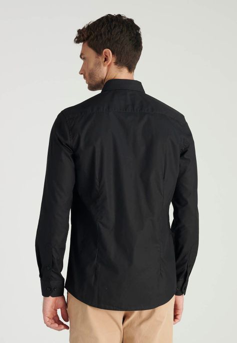 Camisa Oscar Business Black-3