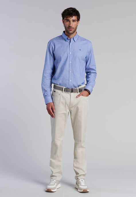 Camisa Jacquard Boston Sc Navy-1