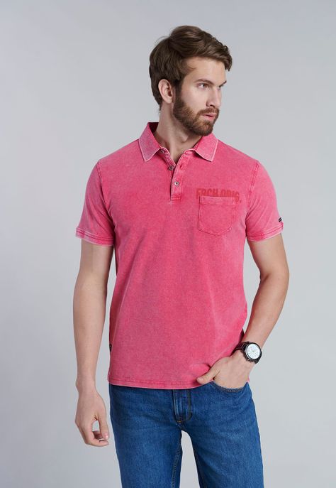 Polera Polo Hawai Dk Coral-0