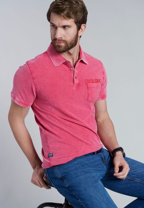 Polera Polo Hawai Dk Coral-4
