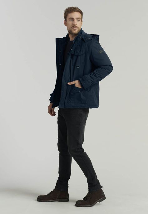 Chaqueta Albany Fjs Navy-1