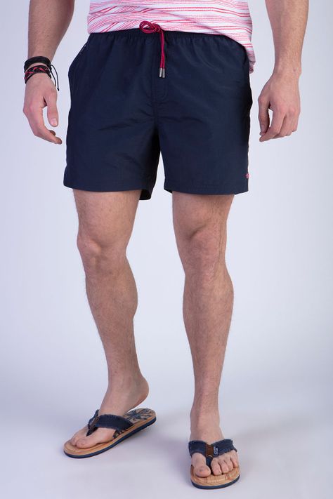 Traje De Baño Navy Básico-0