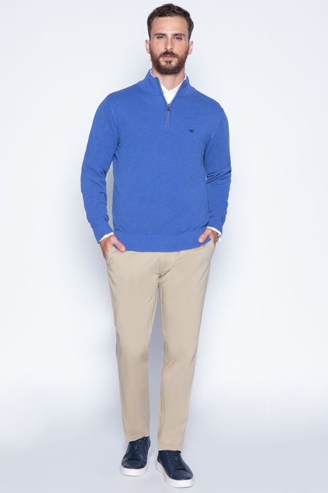 Sweater London Smart Casual L/S Ocean-3