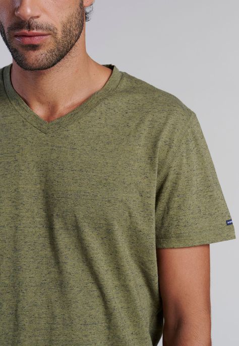Polera V Neck Alaska Military-2