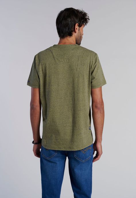 Polera V Neck Alaska Military-3