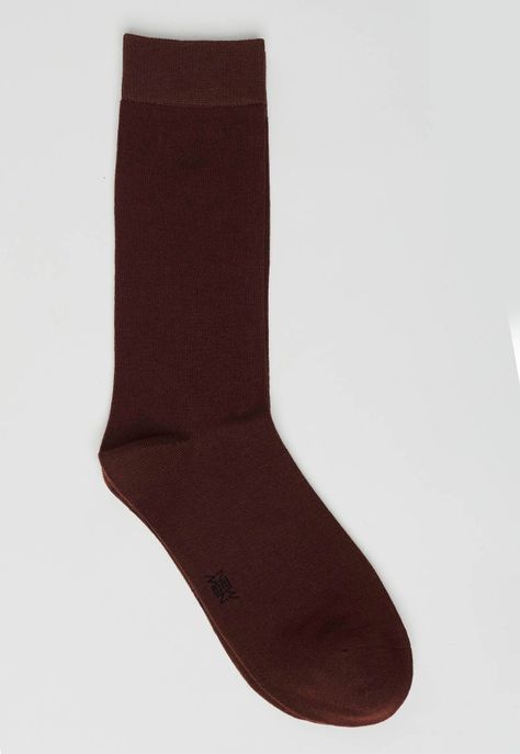 Calcetín Básico Business Brown-0
