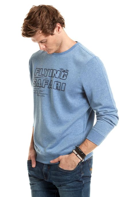 Polera Manga Larga Wyoming Lt Blue Melange-0