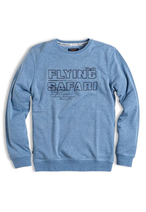 Polera Manga Larga Wyoming Lt Blue Melange-4