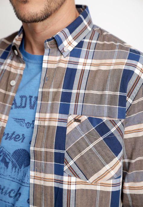 Camisa Checkered San Diego Fj Camel-2
