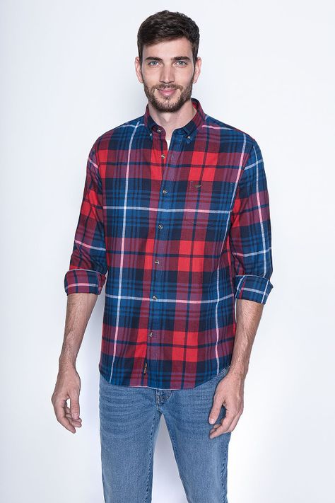 Camisa Cuadro Texas Fj Red-0