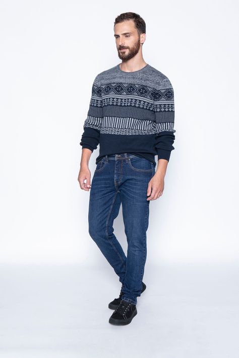 Jeans Básico Auburn Fj Indigo-3