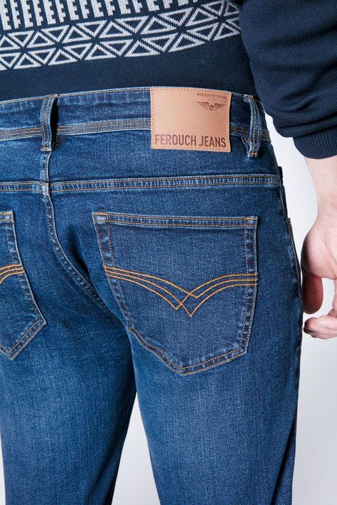 Jeans Básico Auburn Fj Indigo-4