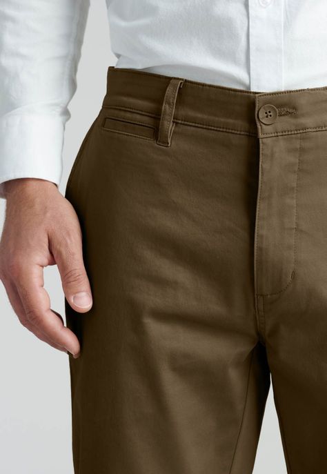 Pantalón Twill Slim /31 Business Camel-2