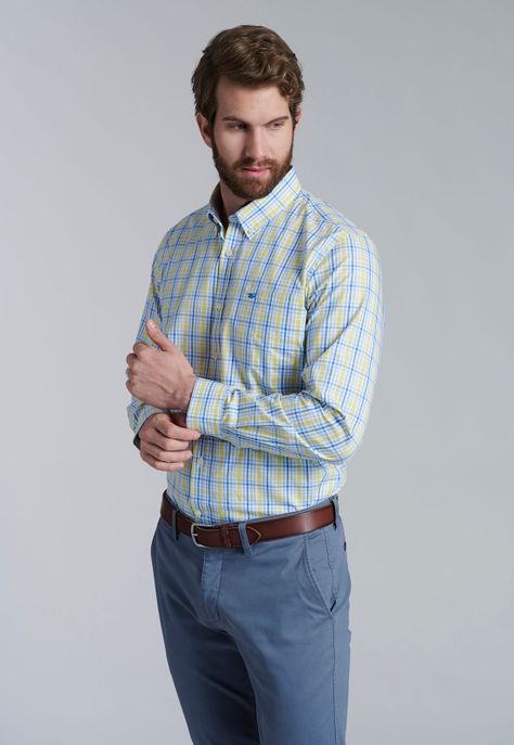 Camisa Check Bristol Sc Yellow-0
