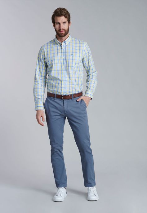 Camisa Check Bristol Sc Yellow-1