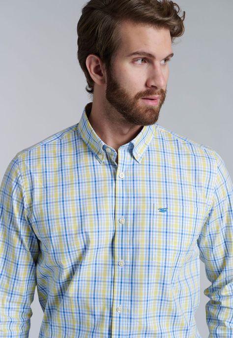 Camisa Check Bristol Sc Yellow-2