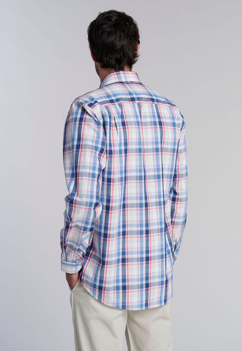 Camisa Check Orlando F Coral-3
