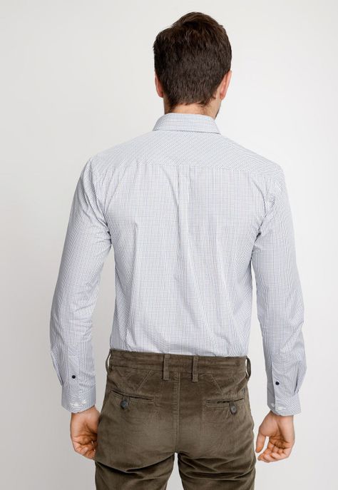 Camisa Smart Casual Parma Coffe-1