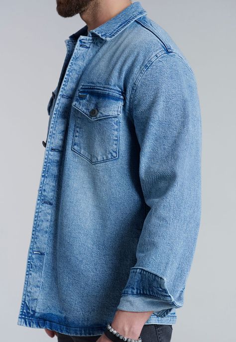Overshirt Denim Fj Blue-4