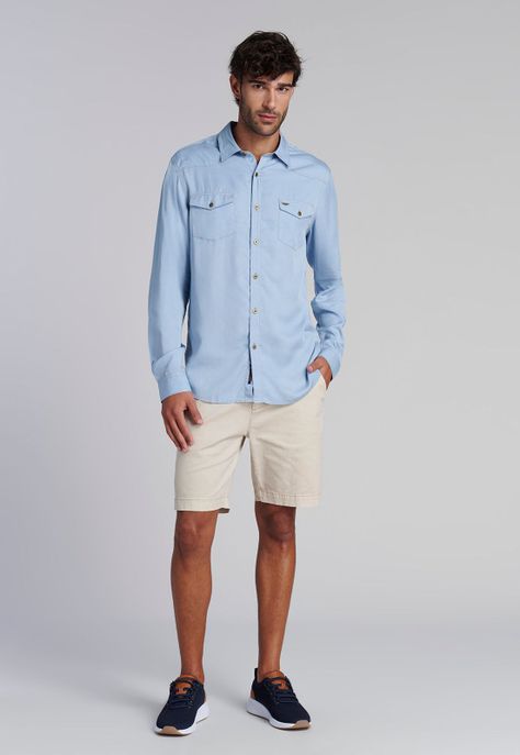 Camisa Tencel Dakota Fj Blue-1