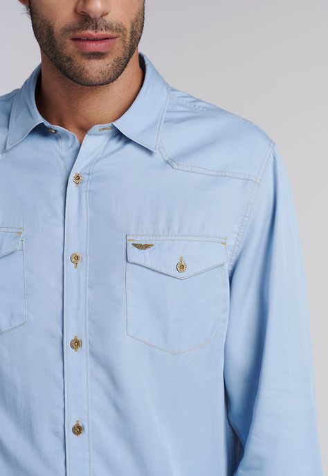Camisa Tencel Dakota Fj Blue-2