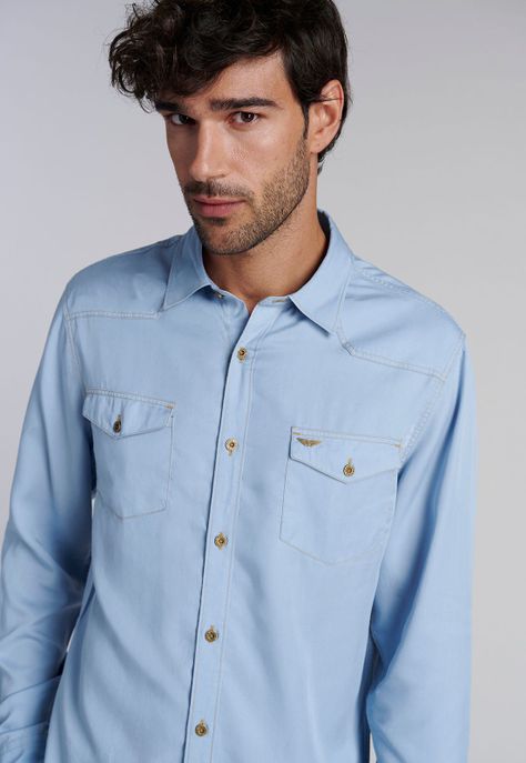 Camisa Tencel Dakota Fj Blue-4