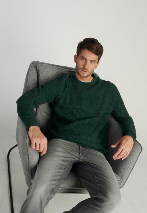 Sweater Leon Heritage Pine Melange-4