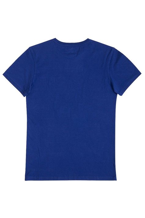 Polera Back Print Hudson Blue-3