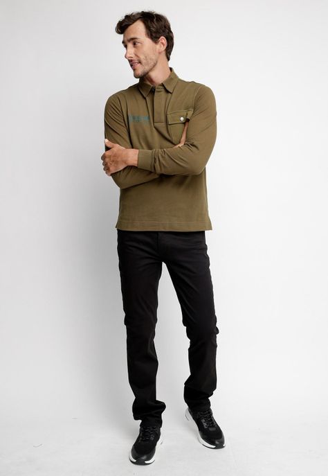 Polera Polo Texas Military-3