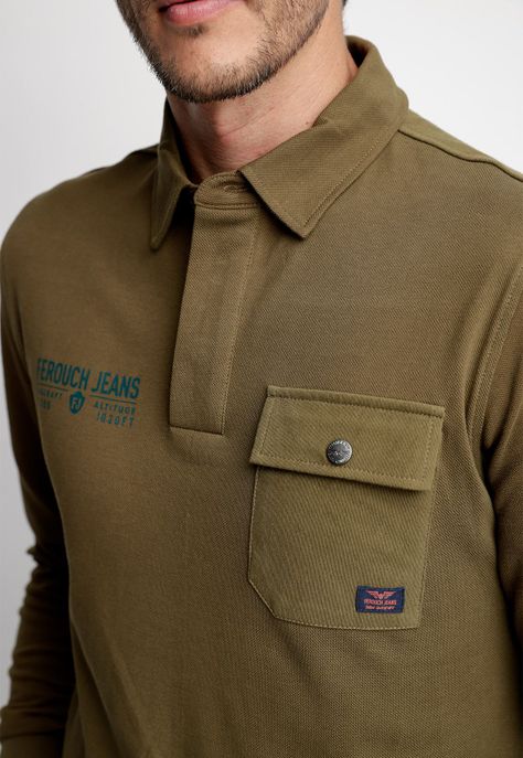 Polera Polo Texas Military-2