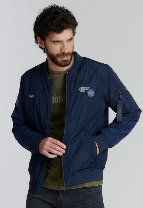 Chaqueta Pilot Fjs Navy-0