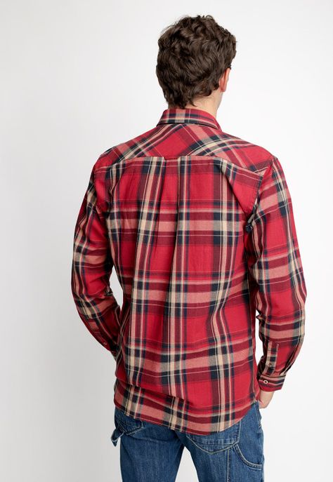 Camisa Checkered Dallas Fj Red-1