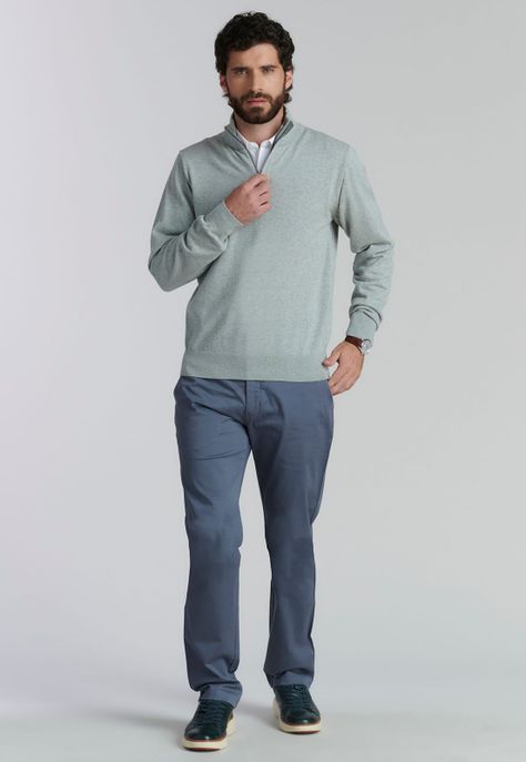 Sweater Oklahoma F Business Grey-1