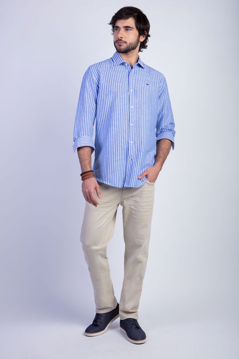 Camisa Listada Sport F Blue-2